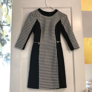 Houndstooth h&m dress
